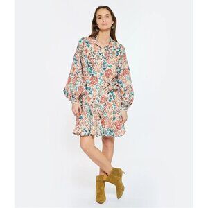 Chufy Thomas Organic Cotton Shirt Dress Luxor Print Womens Size Small